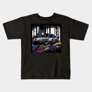 911 Rallying w/Background Kids T-Shirt